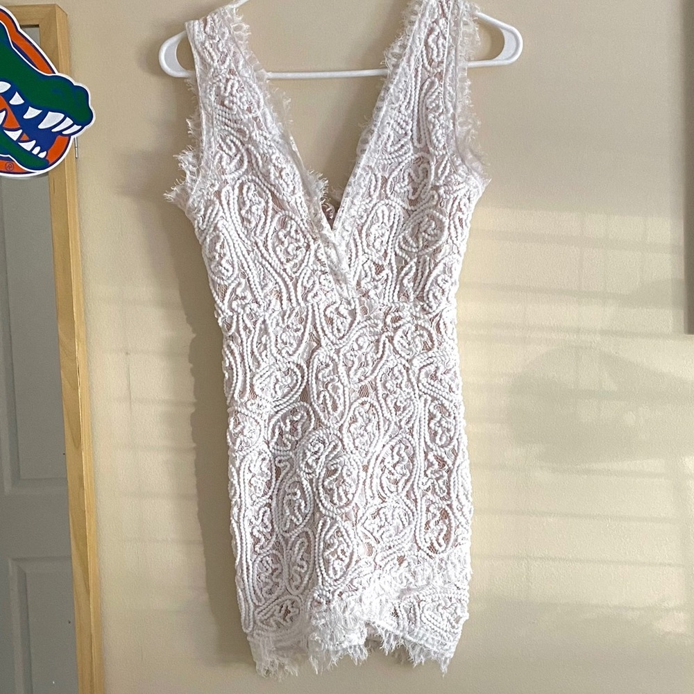 White Tobi Mini Dress